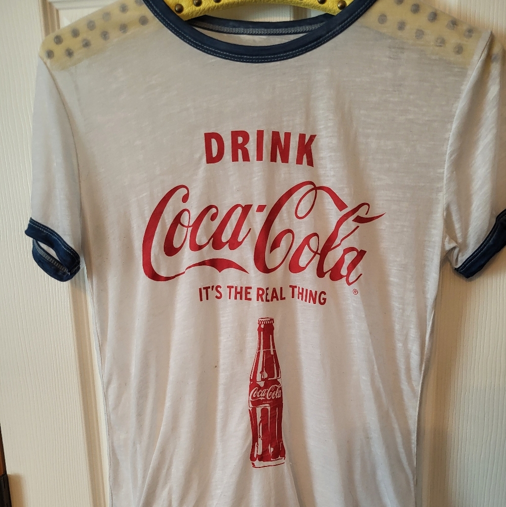 Coca Cola sheer top